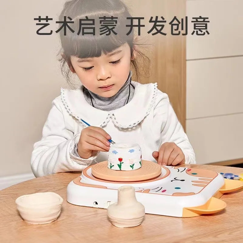 Cute Electric Pet Pottery Machine For Kids