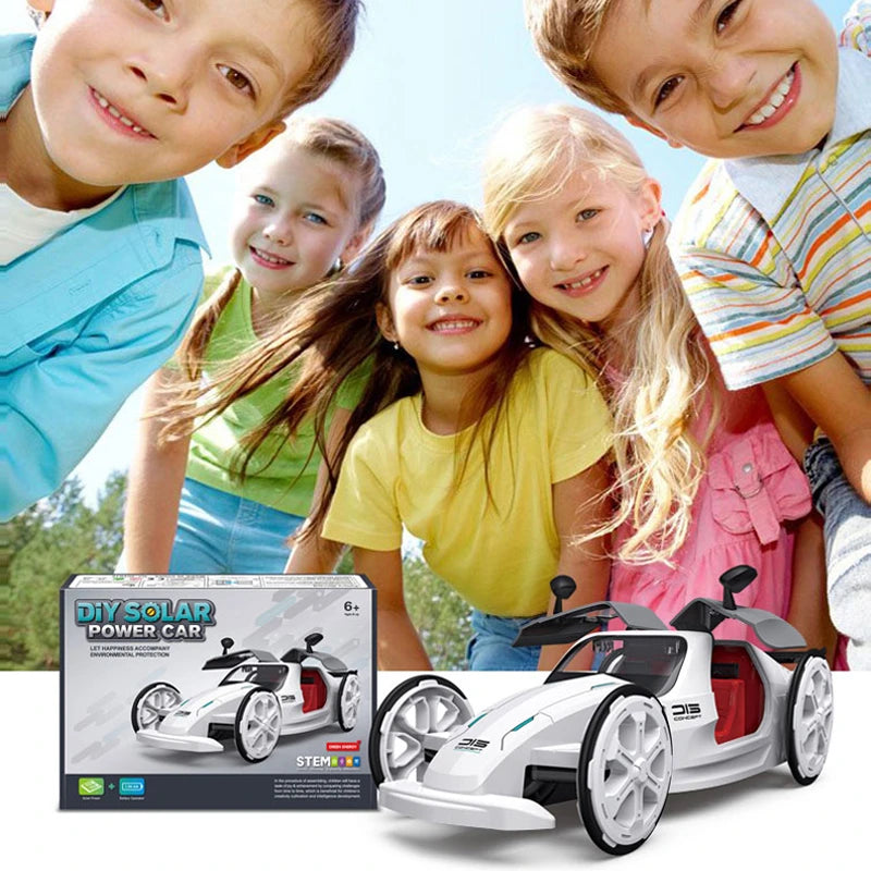 DIY Solar Power Car Model For Kids