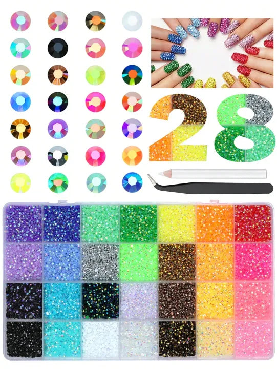 DIY 28 Color Diamond Art Kit 