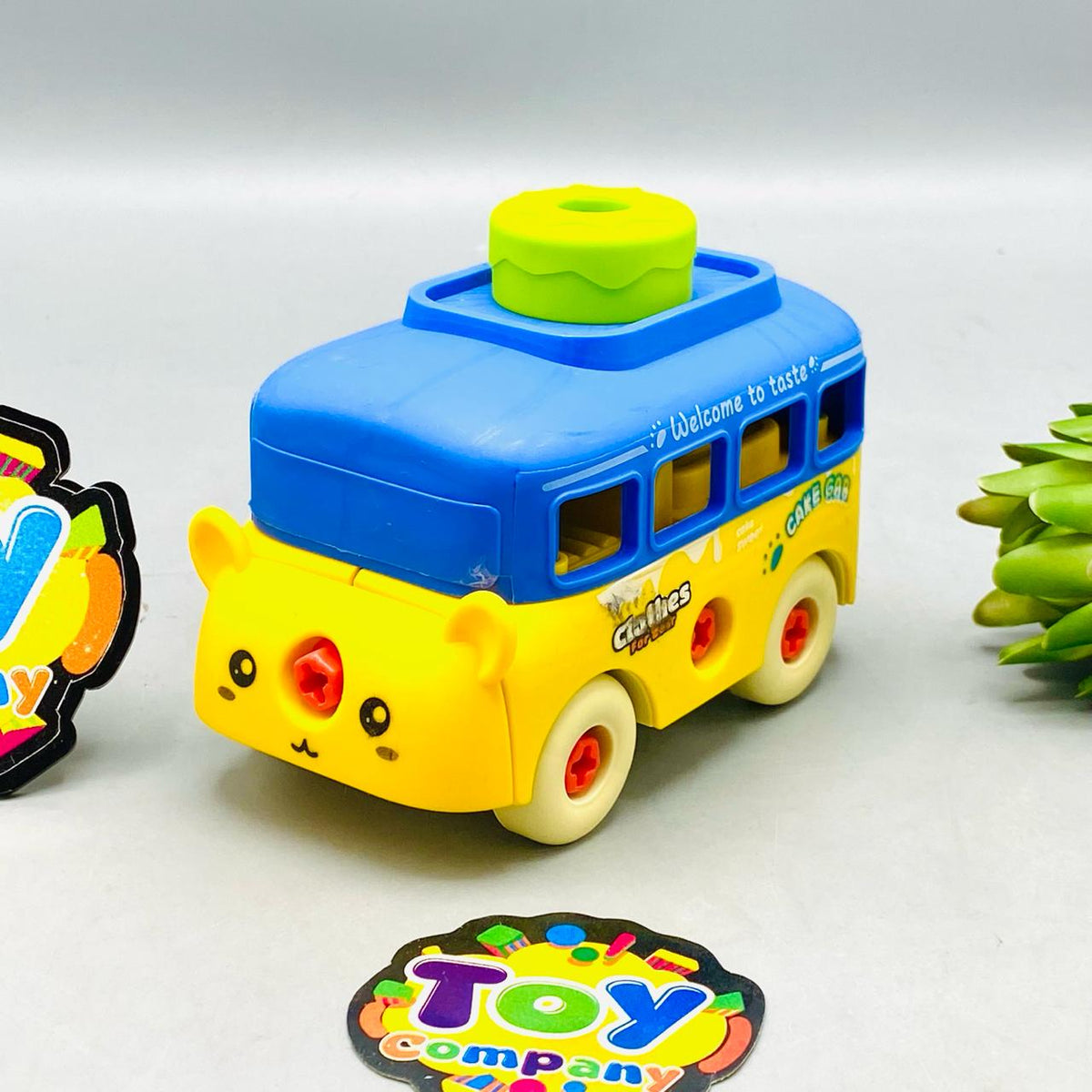 DIY 4Pcs Ice Cream Screw Vehicles