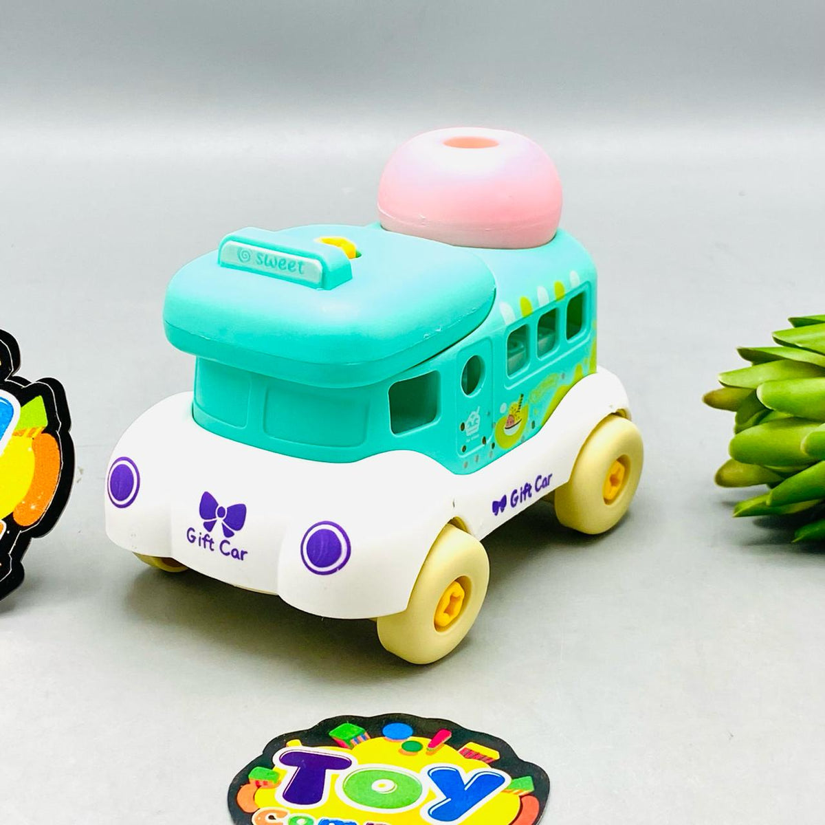DIY 4Pcs Ice Cream Screw Vehicles