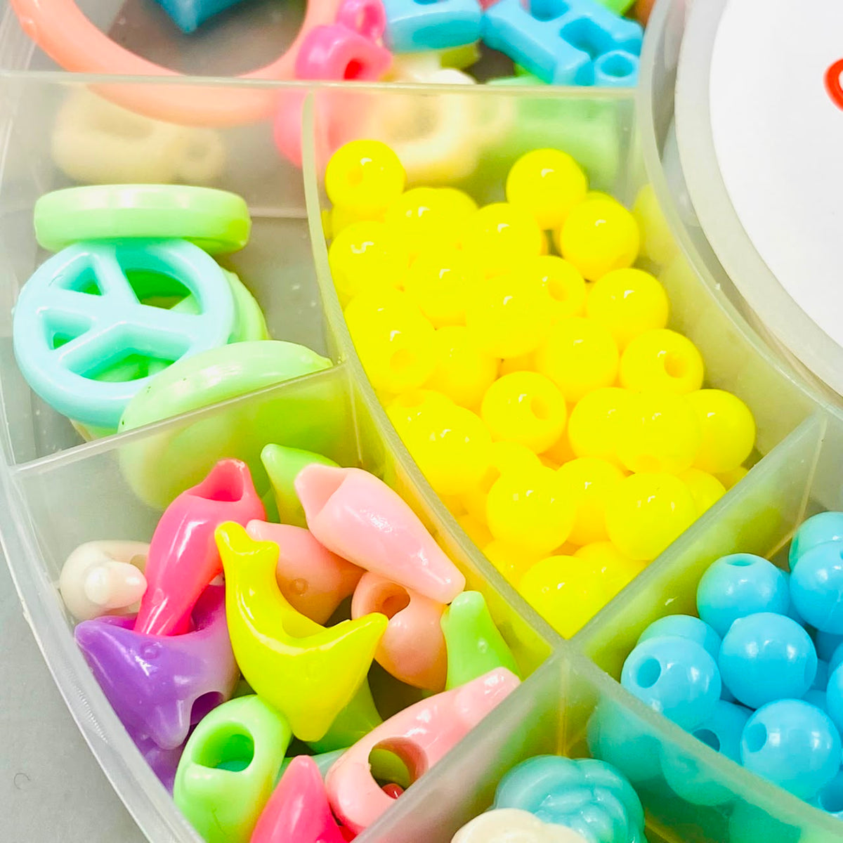 DIY Colorful Creative Beads Set With Storage Box