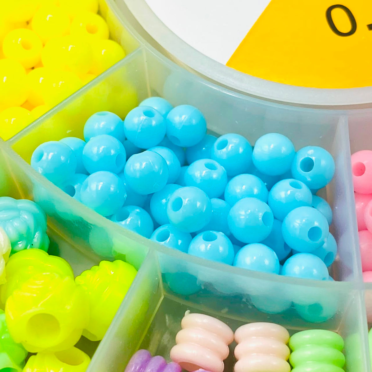 DIY Colorful Creative Beads Set With Storage Box