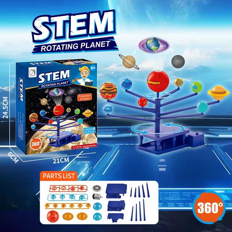 DIY Solar System Rotating Planet With Projection Function