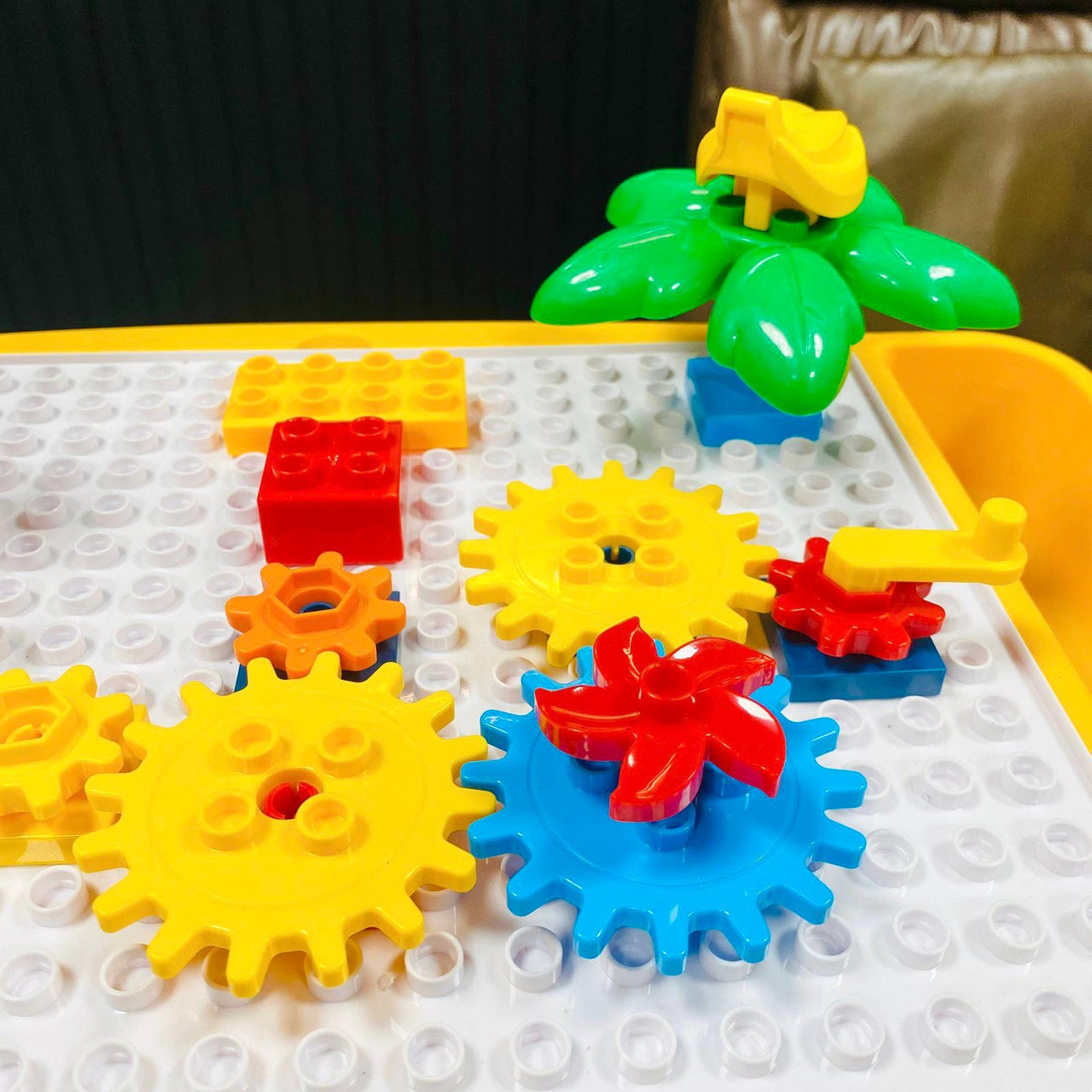 30Pcs DIY Multi-functional Building Blocks Table With Stool