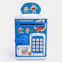 Doraemon Fingerprint Piggy Bank With Light & Sound