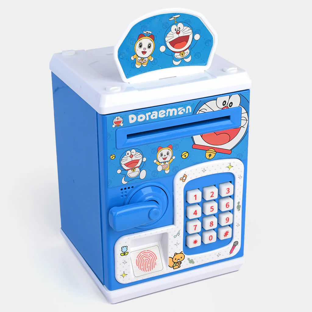 Doraemon Fingerprint Piggy Bank With Light & Sound