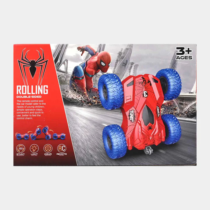 2.4GHz RC Spider-man Stunt Rotating Car