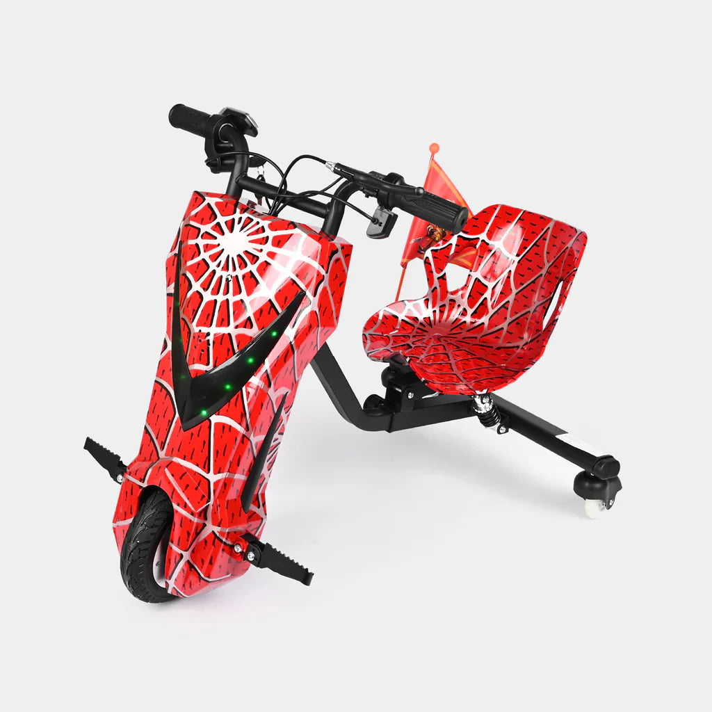 Electric Spider-man Drifting Scooter With Bluetooth Music & Lights