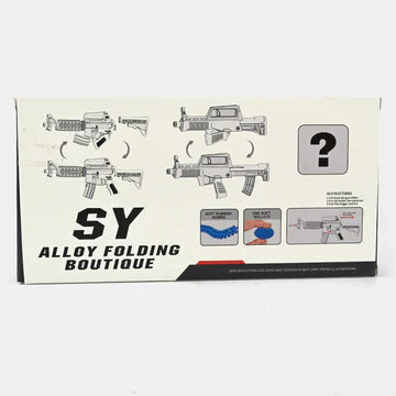 Alloy Folding Manual Military Gun With Soft Pellets