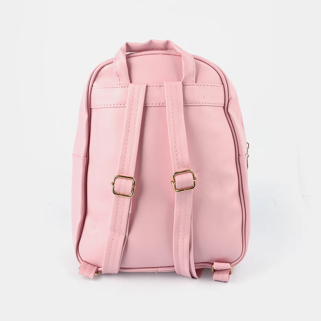 10* Inches Girls Fancy Backpack - Pink