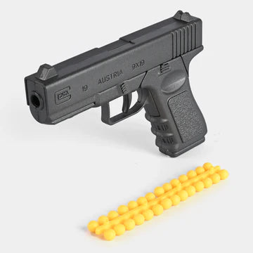 Mini Alloy Foldable Manual Target Gun With Soft Pellets