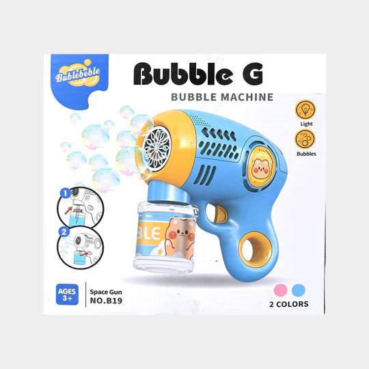 Electric Space Handheld Colorful Bubble Gun