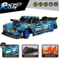 1:24 2.4GHz RC Dodge Challenger Mini Drift Car