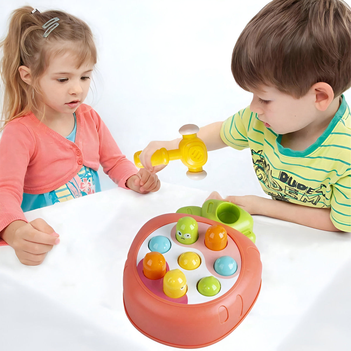 Huanger Hammer Whac-A-Mole Tabletop Toddlers Toy