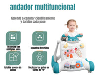 Multi-functional Baby Activity & Musical Walker - Green