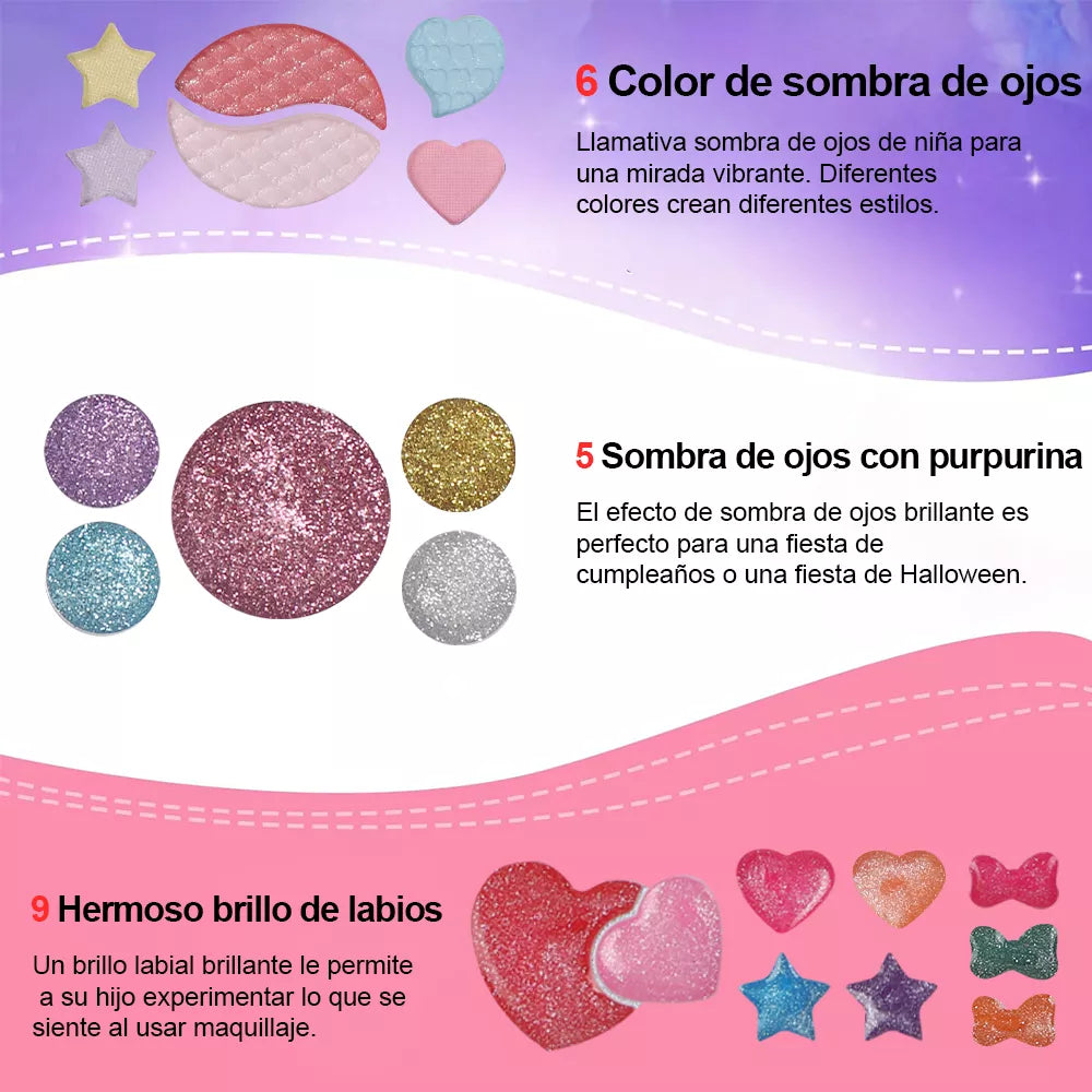 26Pcs Mini Realistic Fairy Makeup Case