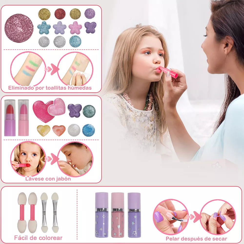 26Pcs Mini Realistic Fairy Makeup Case