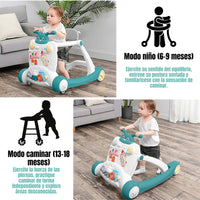 Multi-functional Baby Activity & Musical Walker - Green