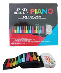 37 Keys Kids Roll Up Musical Piano