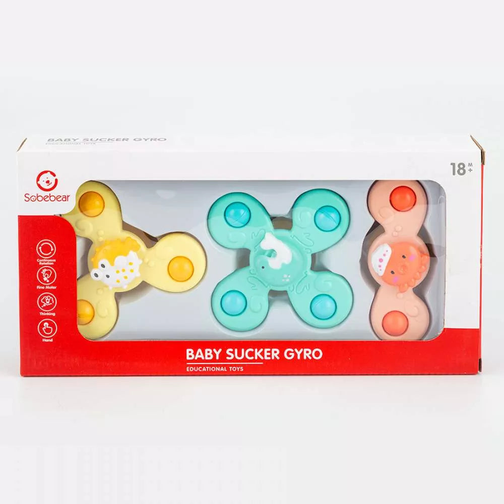 3in1 Sobebear New Born Baby Spinning Rattles