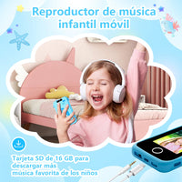 Kids Dolphin Rotatable Lens Digital Touch Phone