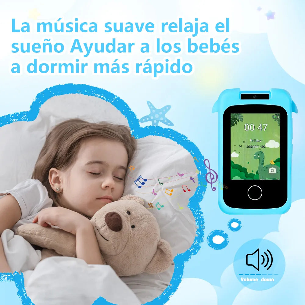 Kids Dolphin Rotatable Lens Digital Touch Phone