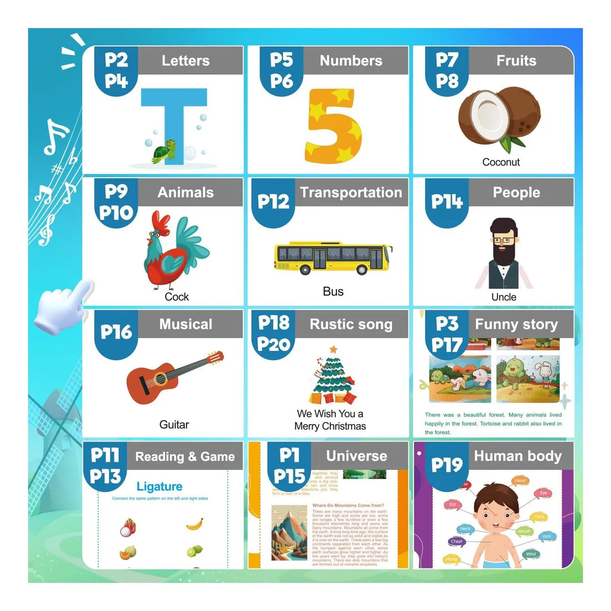 Electronic Early Learning Audio E-Book