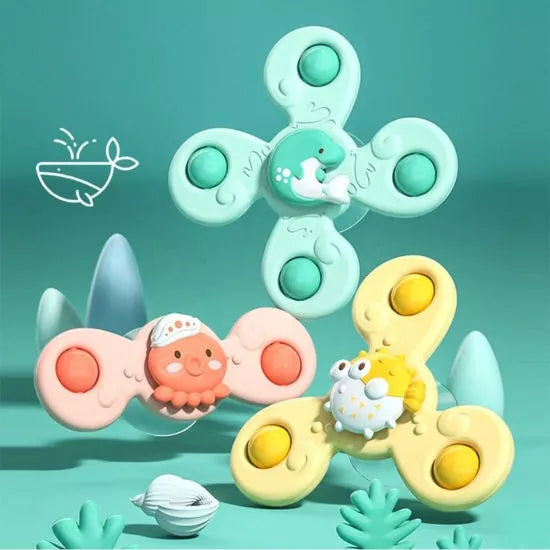 3in1 Sobebear New Born Baby Spinning Rattles