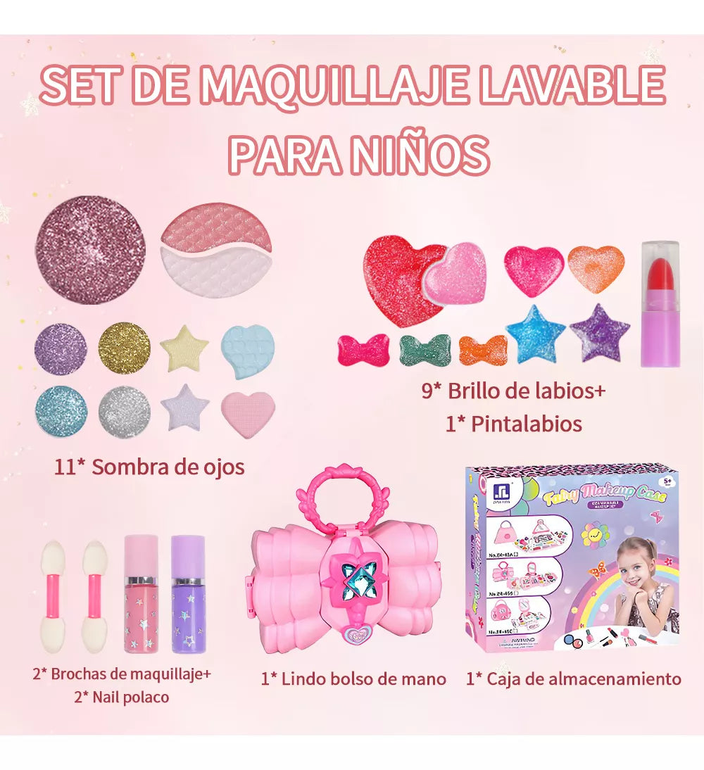 26Pcs Mini Realistic Fairy Makeup Case