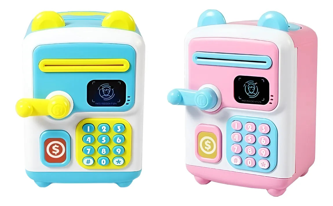 Electronic Face Recognition & Password Unlock Piggy Bank