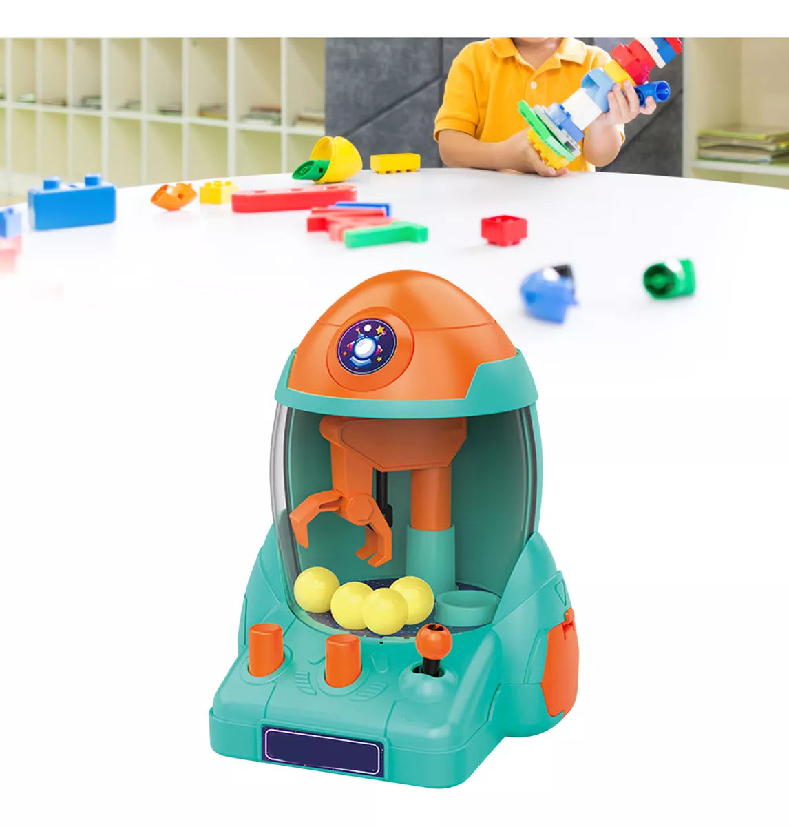 Space Rocket Ball Catcher Mini Claw Game
