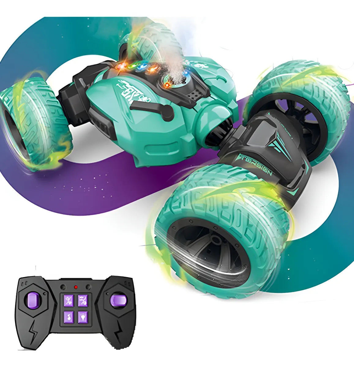 2.4G RC Corsion Stunt Spray Racing Car