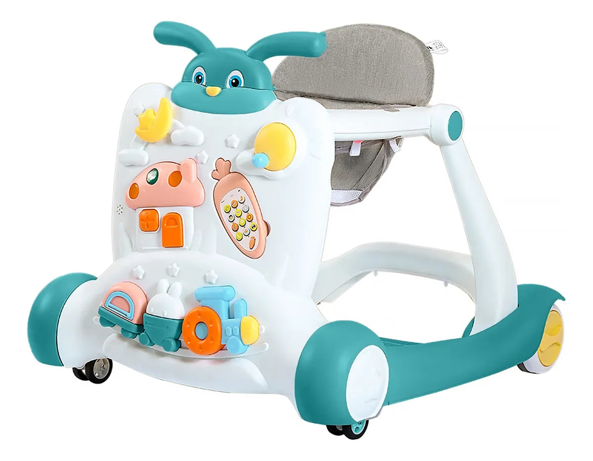 Multi-functional Baby Activity & Musical Walker - Green