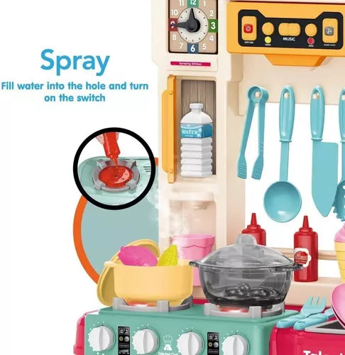 67 Pcs Little Talented Chef Spraying Kitchen