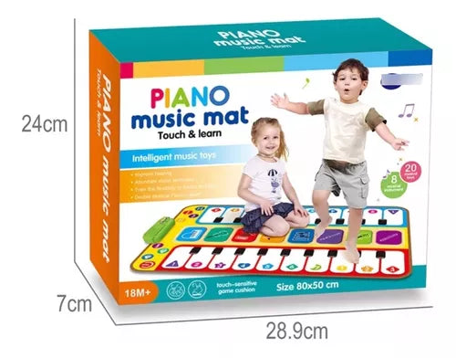 28 Keys Kids Musical Piano Play-Mat (80x50cm)