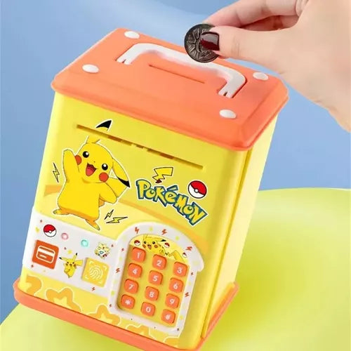 Pokemon Fingerprint & Swipe Card Unlock Piggy Bank