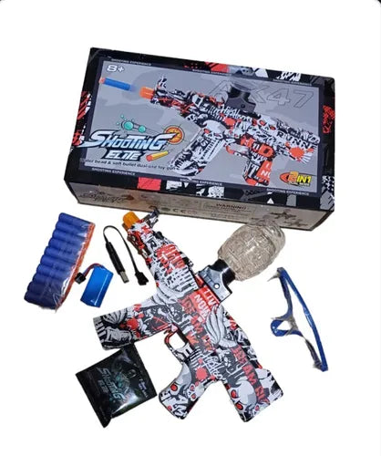 Rechargeable AK47 Soft Bullet & Gel Blaster Gun
