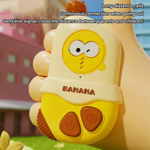 2Pcs Portable Banana Intercom For Kids