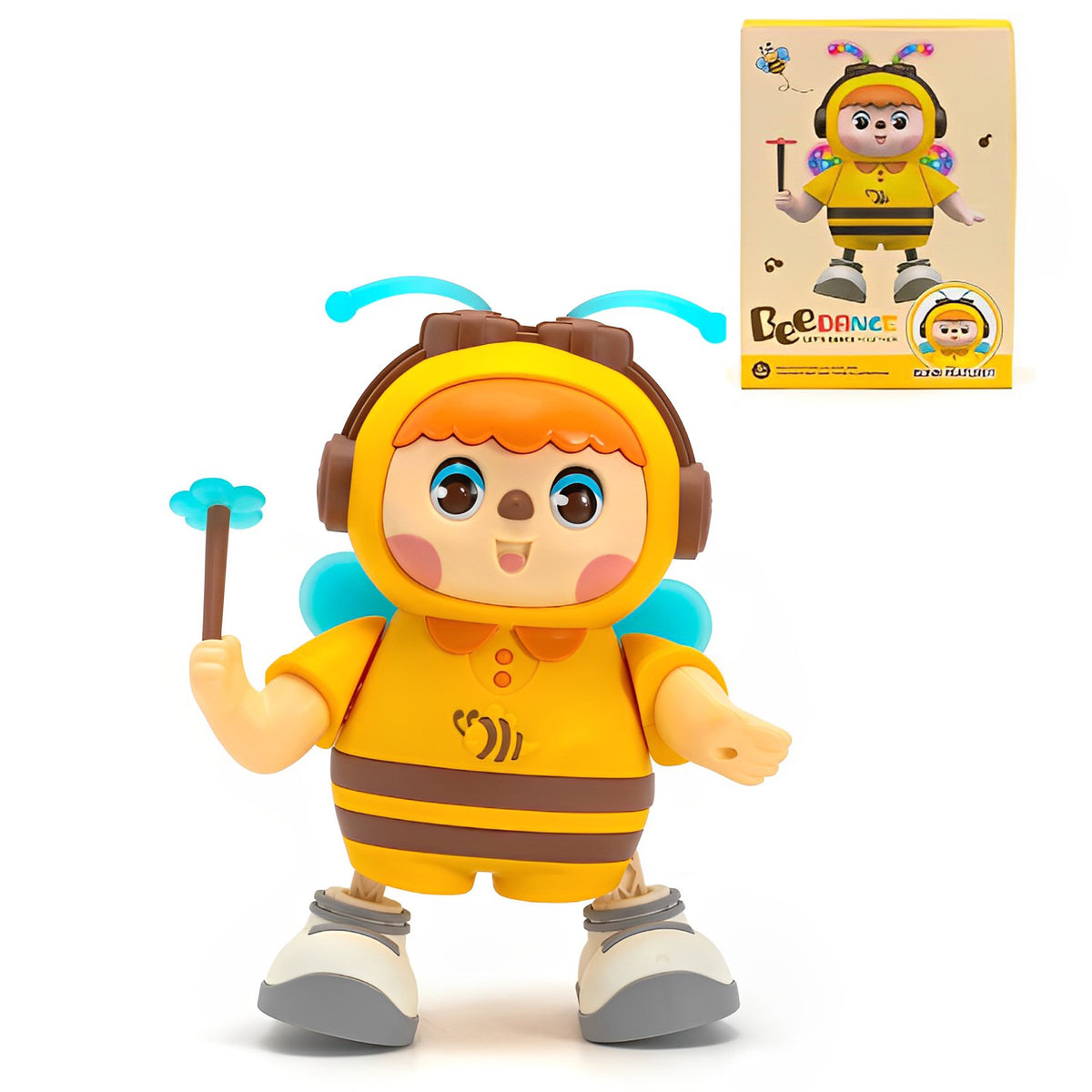 Cute Dancing Bee With Soft Lights & Music