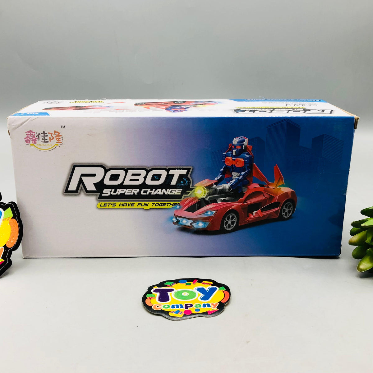 Deformation Robot Super Change Car With Lights & Music