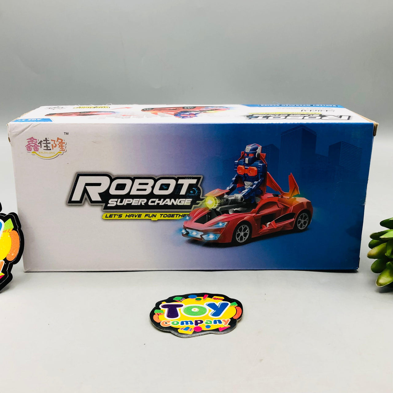 Deformation Robot Super Change Car With Lights & Music