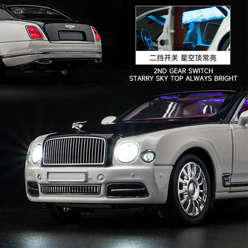 1:24 Diecast Bentley Mulsanne Model Car