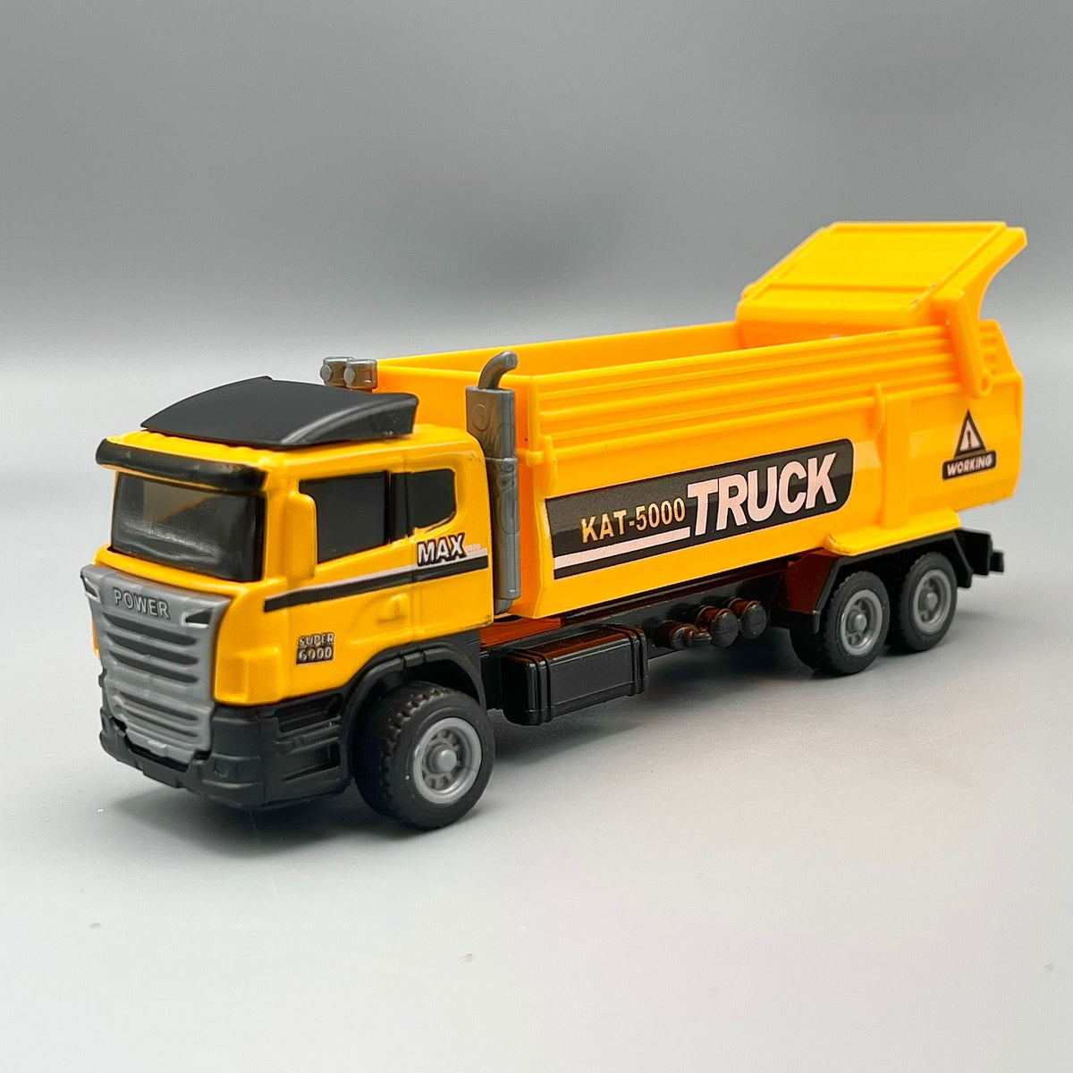 Miniature Diecast Metal Construction Trucks - Set of 3