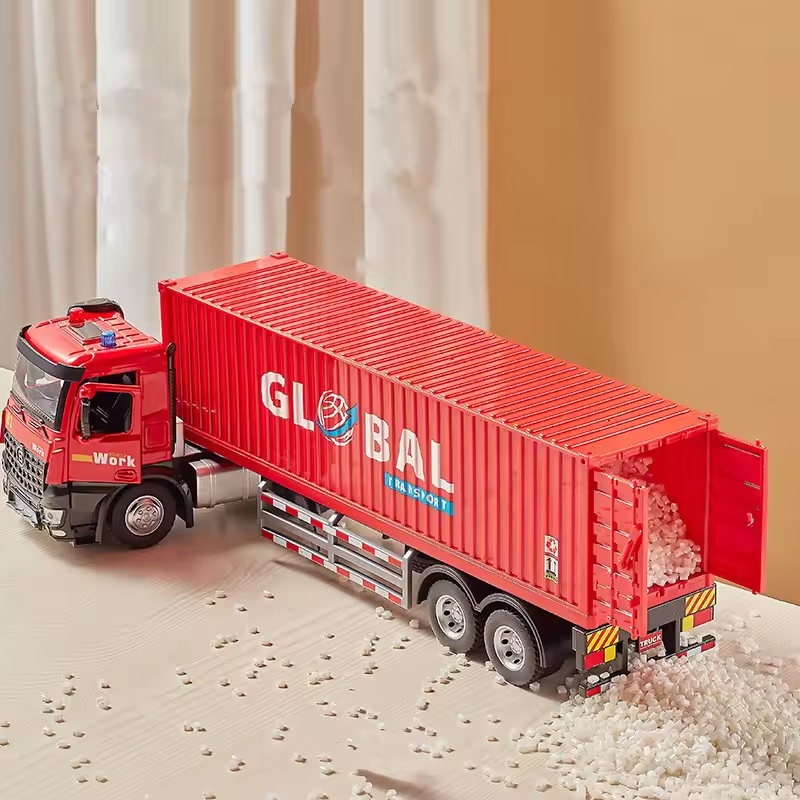 Diecast Global Transport Large Truck Model