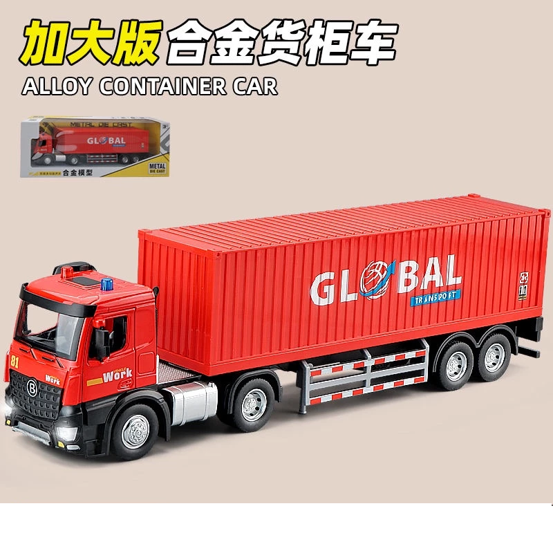 Diecast Global Transport Large Truck Model
