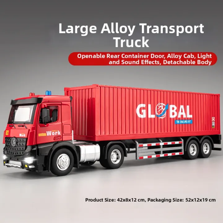 Diecast Global Transport Large Truck Model