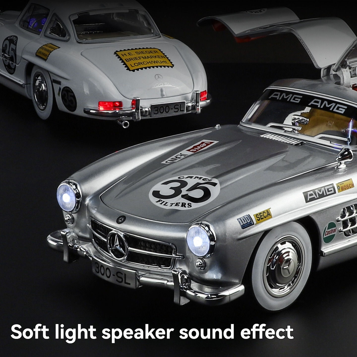 1:18 Diecast Mercedes Benz 300SL Model