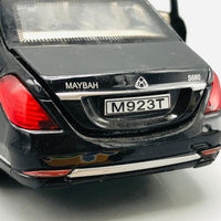 1:24 Diecast Mercedes Limousine Model Car Black - Minor Fault