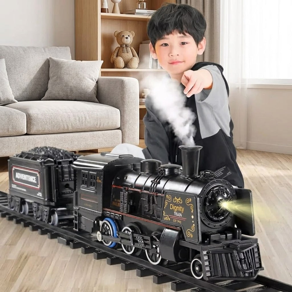 Diecast Metal Steam Train Track Set